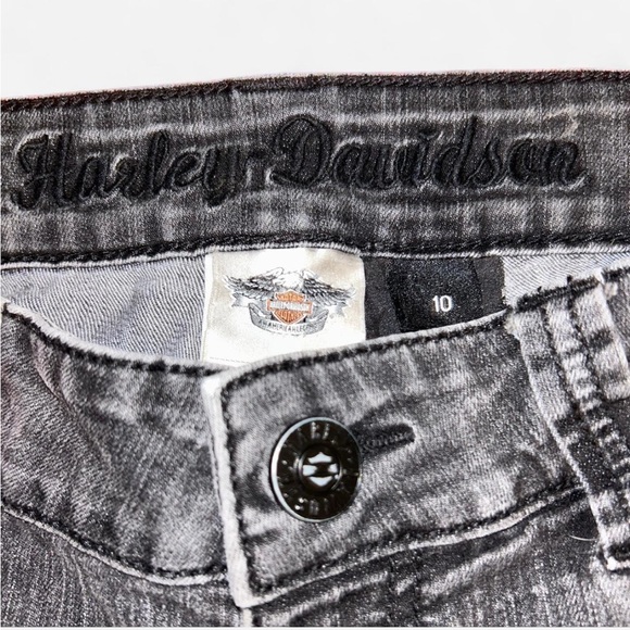 Harley-Davidson Denim - Harley-Davidson Charcoal Skinnies
